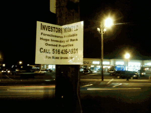 Foreclosure Sign