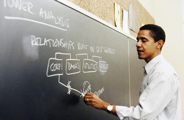 Obamas Left Hand